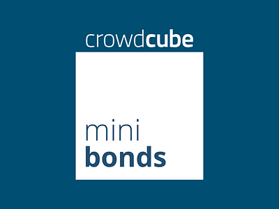 Mini Bond Logo blue box cube logo square white