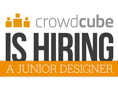 We Are Hiring - Junior Designer designer hiring junior