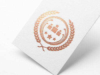 Crowdcube Emblem in Metallic Foil crowdcube emblem icon