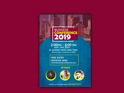 Business Conference Flyer Design