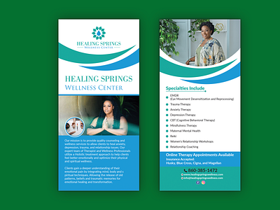 Rack Card / DL Flyer Design banner branding brochure design business design dl flyer flyer health service healthcare illustration logo marketing presentation professional design rack card restaurant social marketing therapy