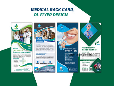 Medical rack card / DL flyer Design
