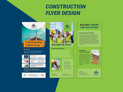 Construction Rack Card / DL Flyer design