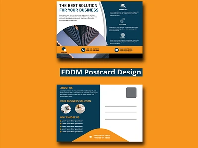 REAL ESTATED EDDM POSTCARD DESIGN branding business corporate greeting mail mailer marketing presentation professional design