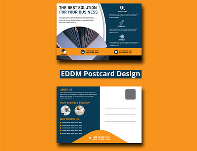 REAL ESTATED EDDM POSTCARD DESIGN branding business corporate greeting mail mailer marketing presentation professional design