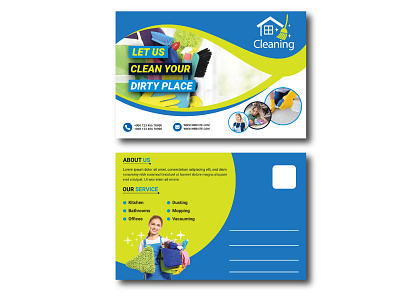 Cleaning EDDM Postcard & direct mail design