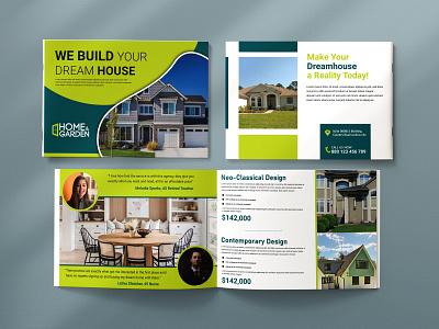 A4 Real Estate Landscape manual/magazine design