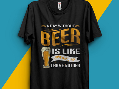 BEER T-Shirt Design. beert shirt branding business business t shirt color t shirt design graphic design logo modern t shirt presentation special t shirt t shirt t shirts travel t shirt vector