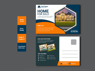 Real Estate postcard design / EDDM postcard design