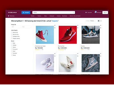 E-Commerce UI