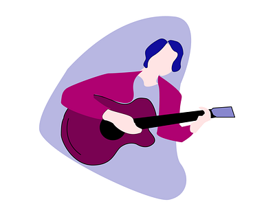 Ilustration Guitar illustration vector