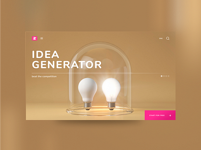 Emergency Idea Generator 3d app branding color design generator idea illustration logo online site ui ux web