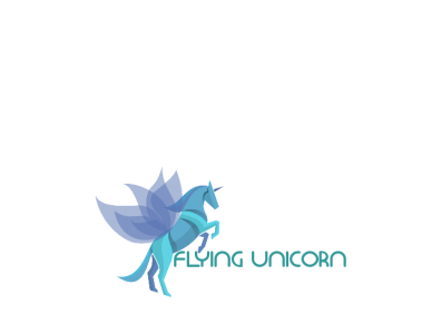 Flying Unicorn logo branding design design art designer designs logo logo design logodesign minimal