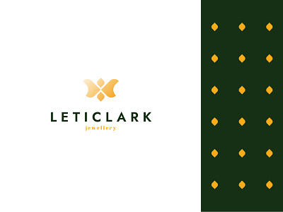 leticlark logo design graphicdesign jewellery jewellery store logo logodesign logoinspiration logotype minimal