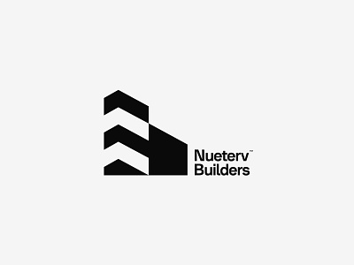 Nueterv Builders 2023 3d branding business graphic design home housing logo illustration logo logotype nueterv builders print property real estate rent startup vector visualidentity