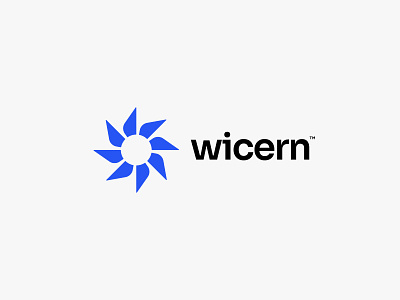 Wicern 3d art brand identity branding creative energy graphic design iconic illustration logo design logo mark logos minimal presentation renewable energy symbol vector visual identity wicern wind