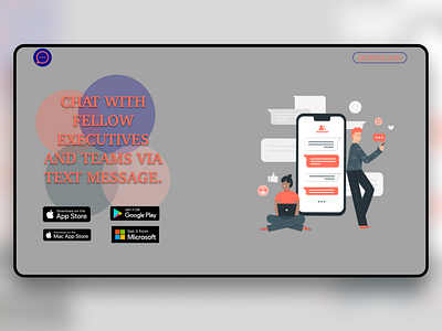 Business chat app app app design design ui ui ux uidesign ux ux design web webdesign