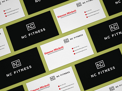 Nc Fitness company business card