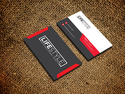 LIFESTYLE COMPANY Business Card business card design business card mockup business card pro business card template business cards luxury business card design modern business card professional business card stunning business card visiting card design