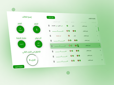 Simple dashboard for student management dashboard design figma logo typography ui web webdesign