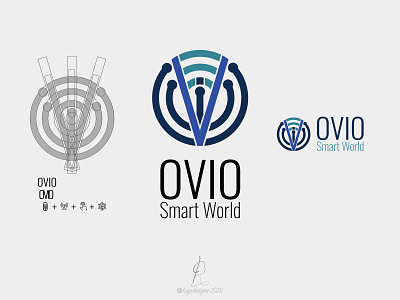 ovio branding design graphic design illustration illustrator logo type typography vector