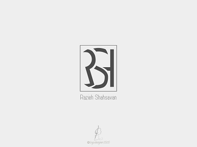 RSH - Razieh Shahsavan branding design graphic design illustration illustrator logo minimal typography vector