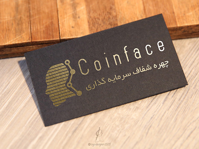 Suggested logo for Coinface branding design graphic design illustration illustrator logo minimal type typography vector