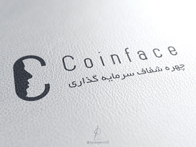Suggested logo for Coinface branding coinface design graphic design illustration illustrator logo typography vector