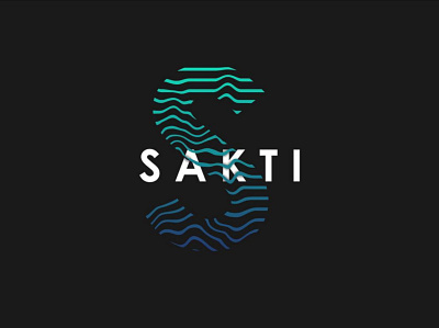 Sakti Wave Logo design illustration logo typography vector