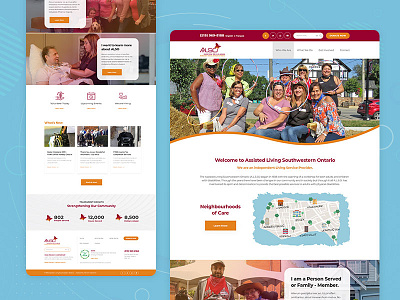 Also Group Landing Page ui ux ui design website design