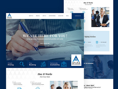 Aruta Landing uidesign uiux web design