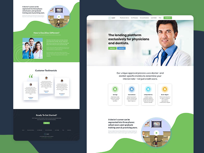 doc2doc by Armaghan on Dribbble