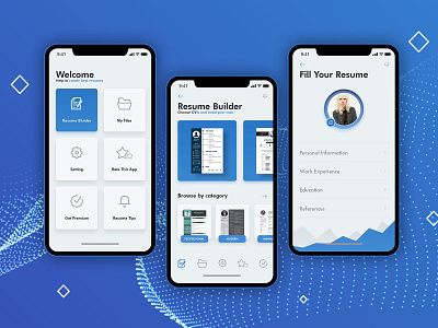 Resume Maker ui ui ux ui design uiux