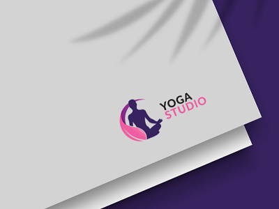 yoga studio logo branding graphic design logo