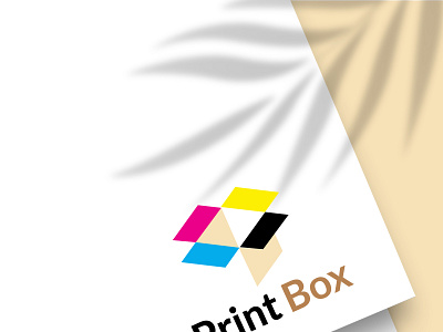 Print box logo branding logo