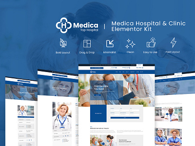 Medica - Hospital & Clinic Elementor Template Kit
