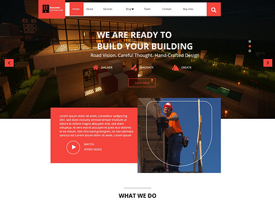 Constraction landing page