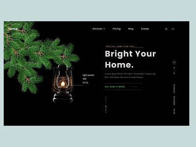 lamp landing page