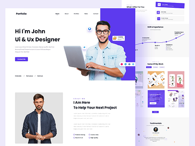 portfolio landing page