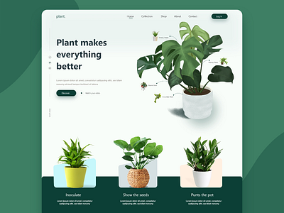 Plant landing page