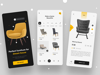 Furniture app design