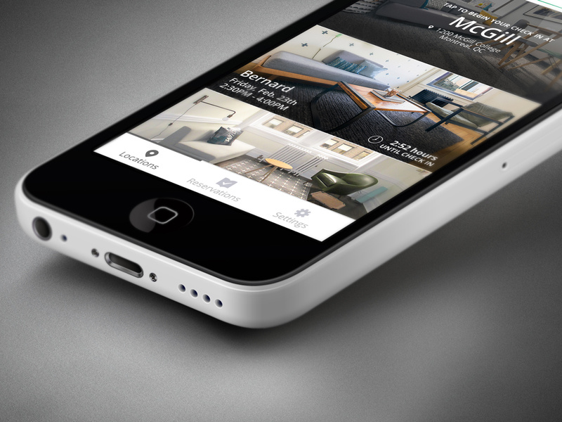 Location Screen breather locations checkin app new york list booking reservation