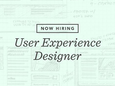 Hiring UX Designer