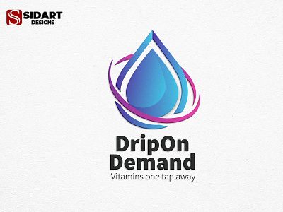 DripDemand Logo branding design graphic design illustration illustrator logo logotype minimal ui vector website