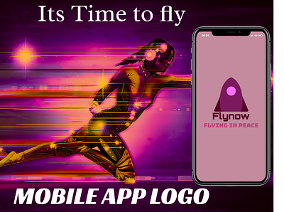 Mobile App Logo branding design flight app flight booking logodesign mobile app uidesign uiux