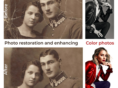 Photo restoration, enhancement, colorize and photoshop editing colorize design editing enhancement photo editing photoshop restoration retouch retouching