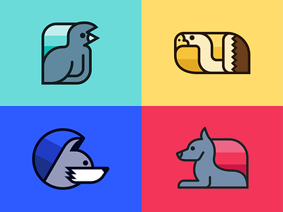 Minimal Animals 3 design flat graphic art graphic design icon illustration illustrator logo minimal vector
