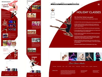 redesign dance website