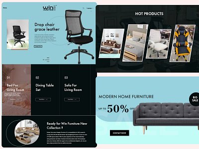 Furniture Mockup design ui