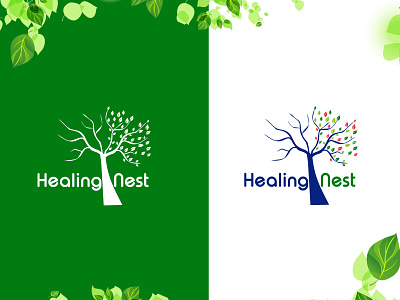 Healing Nest Logo design logo